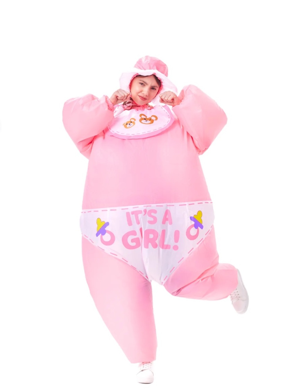 Wallis Pink 'It's A Girl' Inflatable Pajama Costume Set